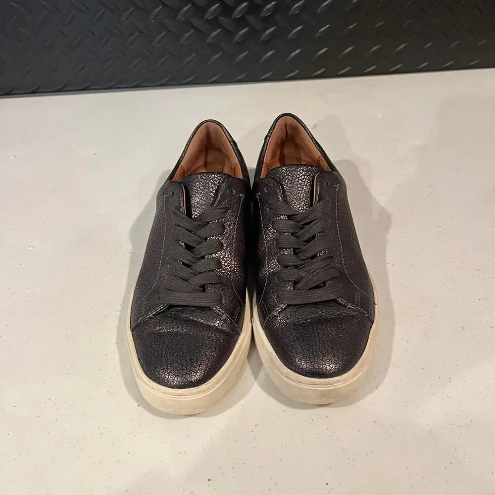 Frye Ivy Low Lace Up Sneakers Shoes Brown‎ Leather Womens Size 6.5 M